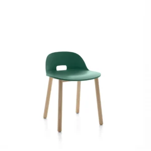 ALFI Low Back Chair, Green/Ash