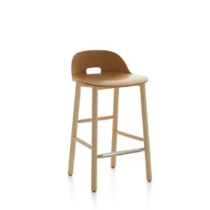 ALFI Low Back Counterstool, Sand/Ash