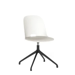 ALFI Work Swivel Chair with Glides White