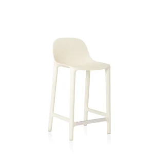 Broom Counter Stool, White
