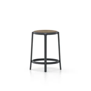 ON&ON Counter Stool Black/ Walnut