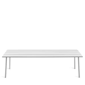 Run Table 96" Silver Legs with Aluminum Top