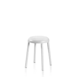 ZA Small Stool White Grey