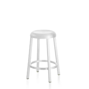 ZA Counter Stool White Grey